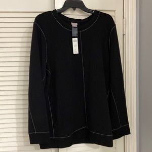 Chico’s Zenergy Contrast Stitch Tunic